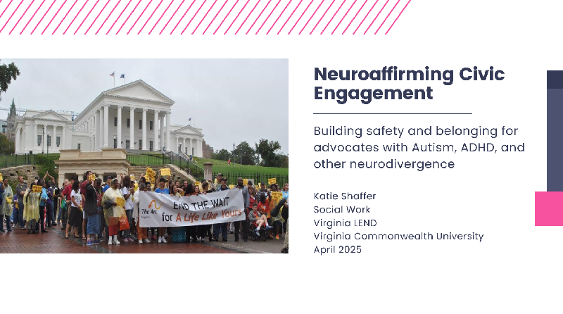 Neuroaffirming Civic Engagement title card